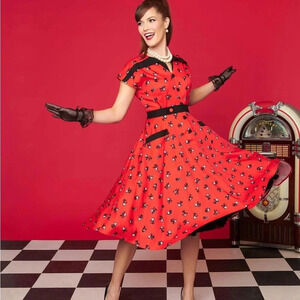 NWT Unique Vintage Felix the Cat Retro Dress